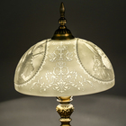 Лампа настольная керамический абажур "Натюрморт с птицами" 60х32 см - Фото 4