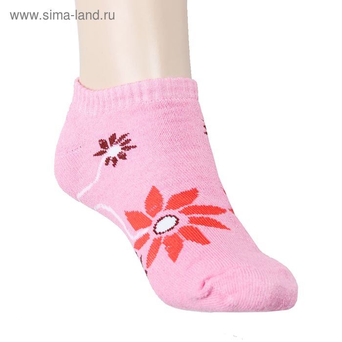 Носки женские махровые EM-23, цвет розовый, размер 25 - Фото 1