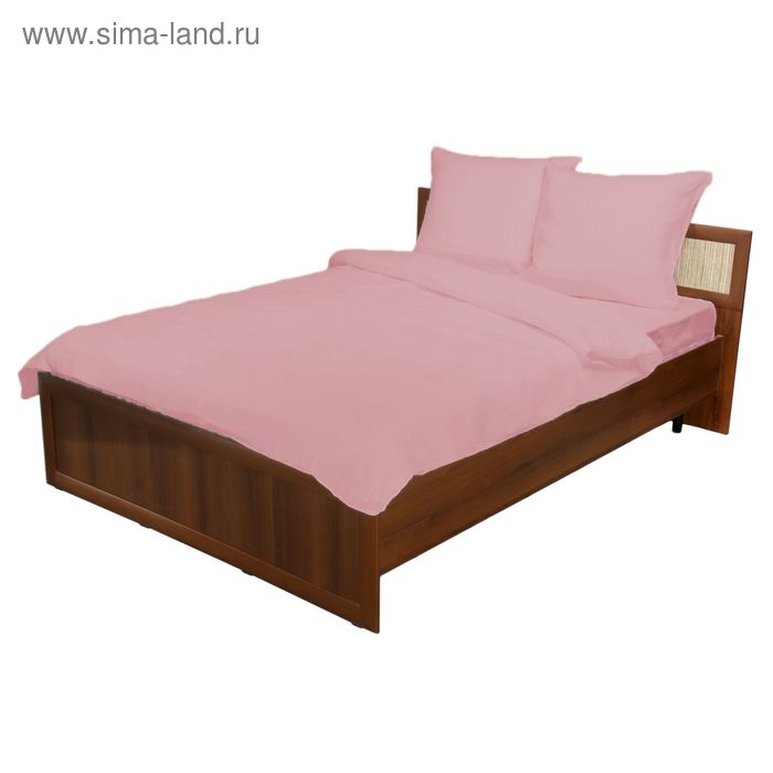 Постельное бельё 2 сп., макси ROKO Home розовый 175*217 см, 240*220 см, 70*70 см 2 шт., бязь, 125 г/м2 - Фото 1