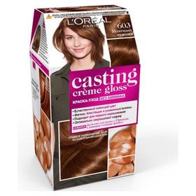 Краска для волос L'Oreal Casting Creme Gloss, без аммиака, тон 603, молочный шоколад