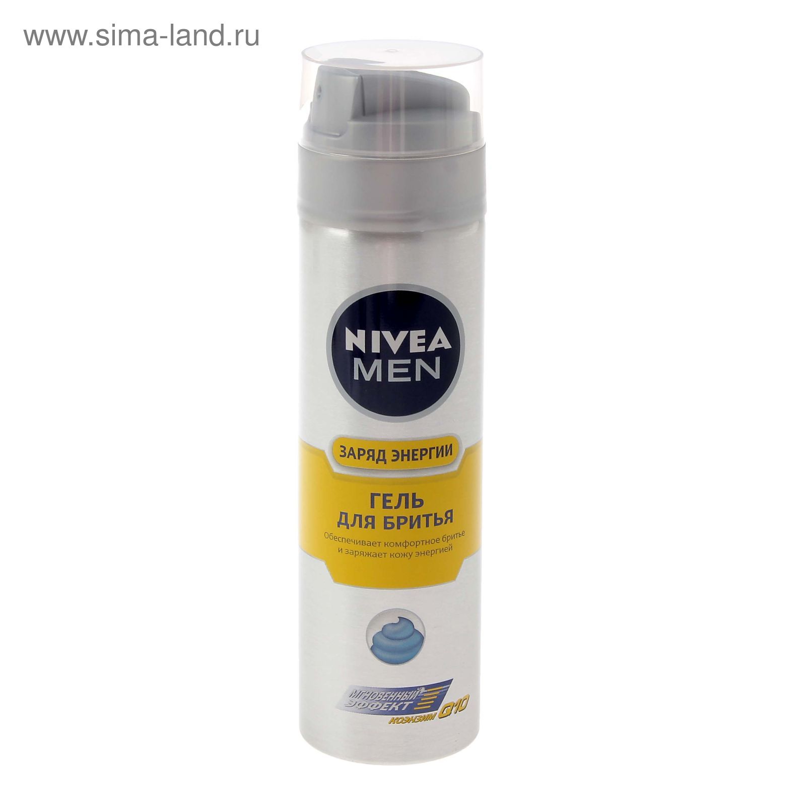 Гель для бритья nivea for men заряд энергии