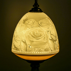 Лампа настольная керамический абажур "Розарий" 36,5х19 см - Фото 3