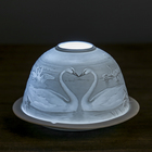 Ночник керамический "Лебеди" 13х8,5 см - Фото 2