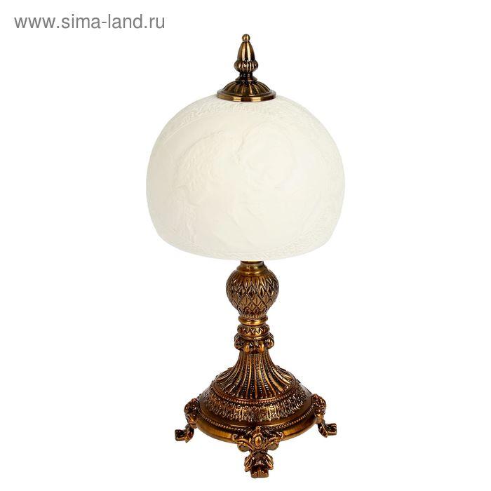 Лампа настольная керамический абажур "Поцелуй ангела" 44х21 см - Фото 1