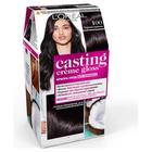 Краска-уход для волос L'oreal Casting Creme Gloss, без аммиака, оттенок 100 чёрная ваниль - фото 300451963
