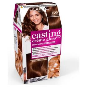 Краска-уход для волос L'oreal Casting Creme Gloss, без аммиака, оттенок 535 шоколад