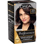 Краска для волос L'Oreal Preference Recital «Мулен Руж», тон 3.12 , глубокий тёмно-коричневый - Фото 1