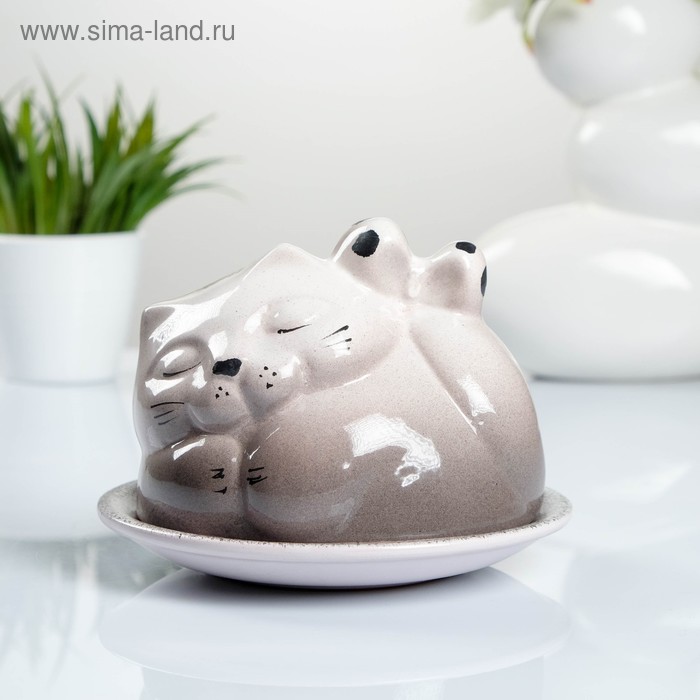 Масленка "Кот" - Фото 1