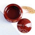 Пельменница Псковский гончар, керамика, 1.8 л, 15×20.8 см, коричневая - Фото 3