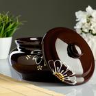 Пельменница Псковский гончар, керамика, 1.8 л, 15×20.8 см, коричневая - Фото 5