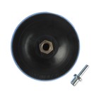 Насадка с липучкой для дрели и УШМ ТУНДРА, М14, с адаптером, 125 мм - Фото 3