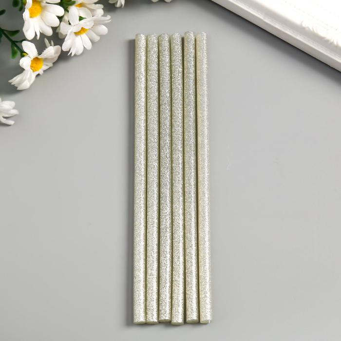 Стержни для клеевого пистолета «Серебро» 7 мм×18 см (набор 6 шт.) - Фото 1