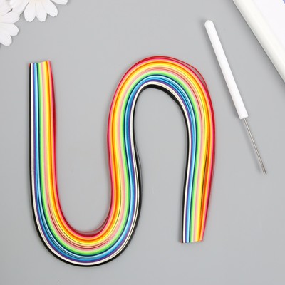 Набор для квиллинга 160 полосок шириной 0.3 см, инструмент «Цветок», 20×8.7 см