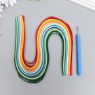 Набор для квиллинга 160 полосок шириной 0.5 см, инструмент «Цветы» 20×8.7 см - Фото 1