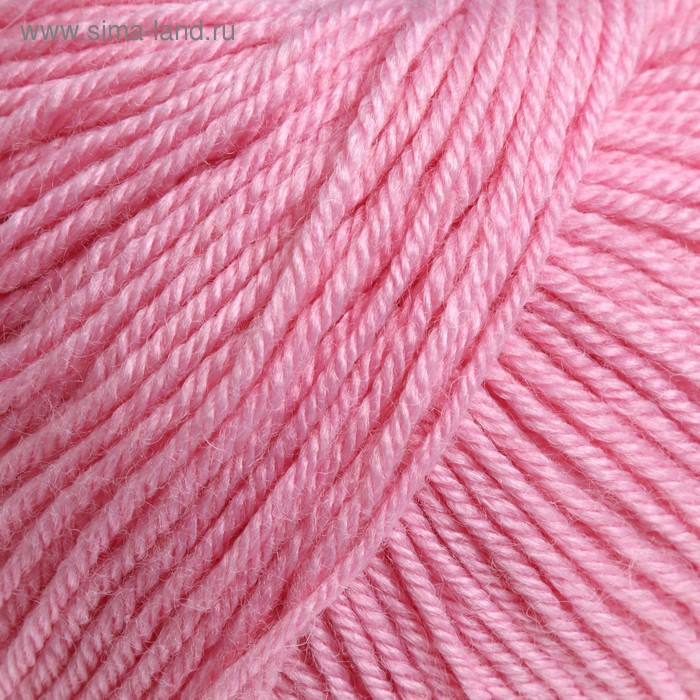 Пряжа "Baby Wool" 40% шерсть, 40% акрил, 20% бамбук 175м/50гр (194 розовый) - Фото 1