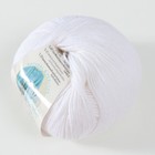 Пряжа "Baby Wool" 40% шерсть, 40% акрил, 20% бамбук 175м/50гр (55 белый) - Фото 2