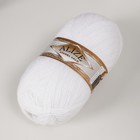 Пряжа для вязания спицами, крючком ALIZE, Angora Gold, 20% шерсть, 80% акрил, 550 м/100 г, (55 белый) - Фото 2