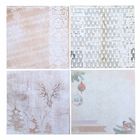 Набор бумаги для скрапбукинга "А снег идет" 6 листов 14,5 х 14.5 см 160 гр/м2 - Фото 4