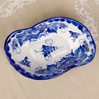 Салатник «Волна», 17×11×5 см, гжель - фото 24981138