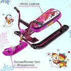 Снегокат «Ника джамп», розовый, сиреневый, СНД1/ПН2 Nika Kids - Фото 2