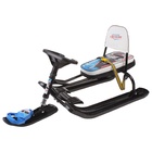 Снегокат «Тимка спорт 4-1», со спинкой, чёрный, ТС4-1/Г2 Nika Kids - Фото 9