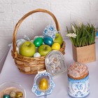 Сувенир яйцо (набор 12 шт) посыпка "Цветочки" 3 х 3 х 5 см МИКС - Фото 4