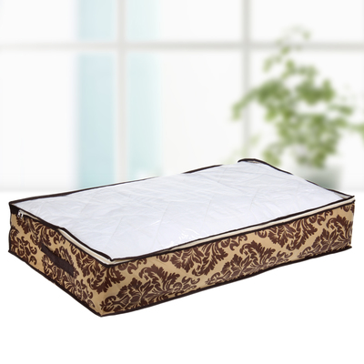 Кофр для хранения вещей «Шоколатье», 80×45×15 см, цвет коричнево-бежевый