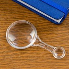 Лупа с прозрачным корпусом 3х, 6х, d=4 см - Фото 1