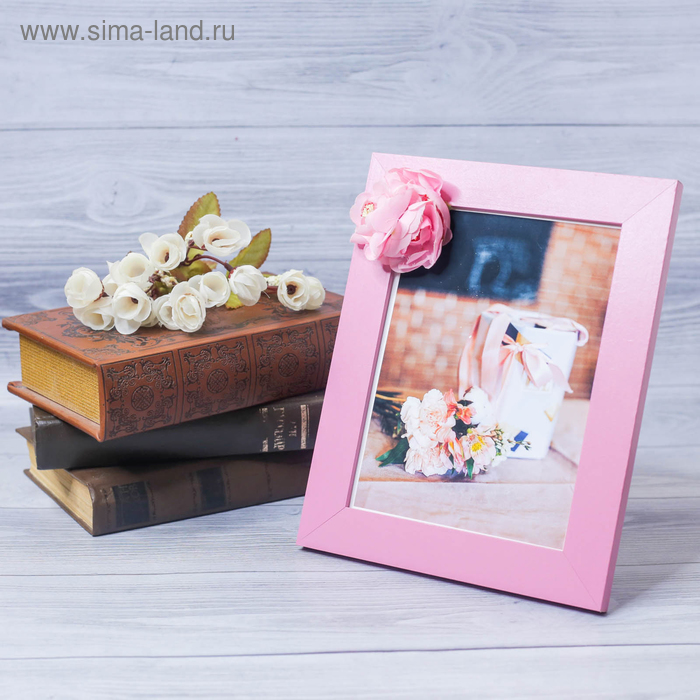 Фоторамка «Особенный подарок» 15 × 20 см, с цветочным декором - Фото 1