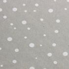 Пленка для цветов и подарков "Горох с каймой" белый 0.7 х 7 м, 40 мкм - Фото 2