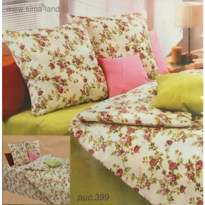 Постельное бельё 2сп La Marka Classic, 175х210 см, 175х210 см, 70х70 см 2шт, хл100% - Фото 1