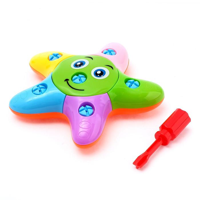 Конструктор для малышей «Звёздочка», 14 деталей, цвета МИКС - Фото 1