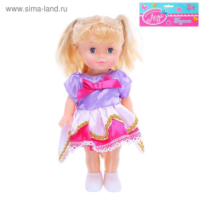 Кукла "Маленькая леди" в платье, МИКС - Фото 1