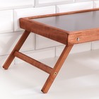 Столик для завтрака складной, 50×30см, морёный - Фото 3