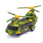 Вертолёт "Военный", световые и звуковые эффекты, работает от батареек - Фото 3