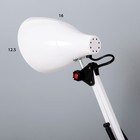Лампа настольная Е27 60 Вт "Валли" белая шарнирная 43х21х14,5 см RISALUX - Фото 2