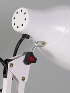 Лампа настольная Е27 60 Вт «Валли» белая шарнирная 43×21×14.5 см RISALUX - Фото 4