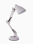 Лампа настольная Е27 60 Вт «Валли» белая шарнирная 43×21×14.5 см RISALUX - Фото 7