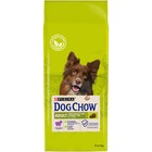 Сухой корм DOG CHOW для собак, ягненок, 14 кг - Фото 1