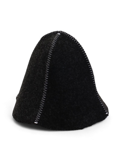 Шапка для бани и сауны «Колокольчик», полиэфир 70%, шерсть 30%, серая, «Добропаровъ»