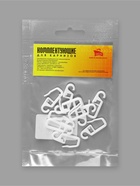 Крючок для штор на кольцо, 30?15 мм, белый (комплект 10 шт) - фото 45641127