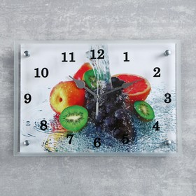 Часы-картина настенные, серия: Кухня, "Цитрус", 25 х 35 см