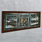 Часы-картина настенные, серия: Город, "Ночная Америка", 35 х 100 см - Фото 2