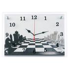 Часы настенные, серия: Интерьер, "Шахматная партия" 25х35 см - Фото 8