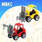 Машинка «Строительная техника.Погрузчик», МИКС - Фото 9