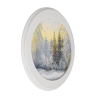 Картина овальная "Зимний лес" 50х70 см - Фото 2