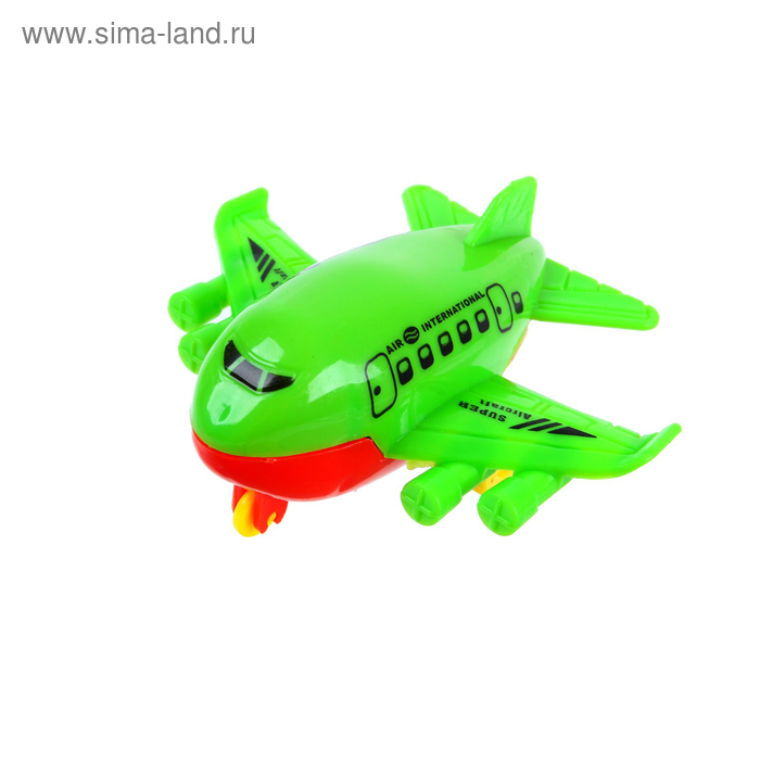 Самолёт инерционный "Авиалайнер", цвета МИКС - Фото 1