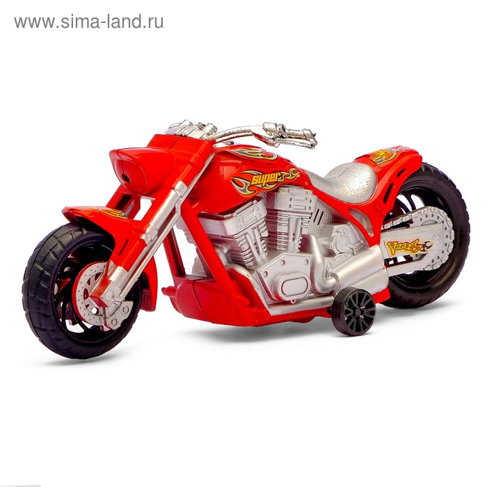 Мотоцикл инерционный "Чоппер", цвета МИКС - Фото 1