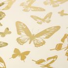 Наклейки Decoretto "Золотые бабочки" 50х70 см - Фото 3