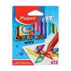 Мелки восковые 12 цветов, Maped Color Peps Wax - фото 10806403